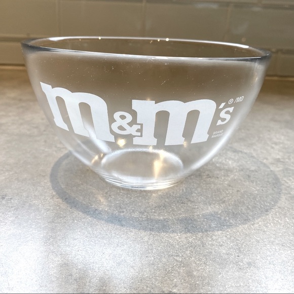 M&M's Clear Glass Cereal bowl - Set of 2 - Picture 3 of 9